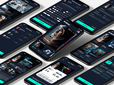 Movie Ticket Application app application graphic design movie theater ticket ui ui design uidesign uiux user user experience user interface userexperience userinterface ux uxdesign