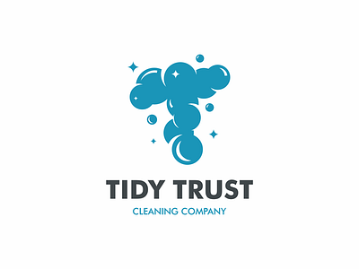 Tidy Trust cleaning company logo tidy tidy trust