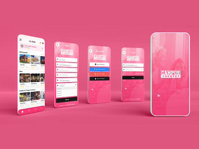 Campus Connect App Design appdesign bookingapp ui uiuxdesign