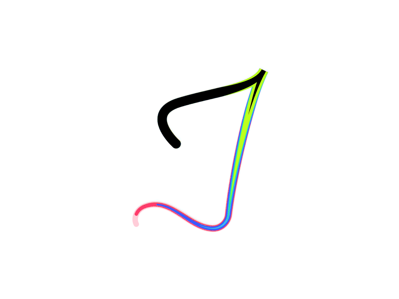 T, As I write it (mostly!) adobe illustrator animation design illustration letter t minimal typography typography animation