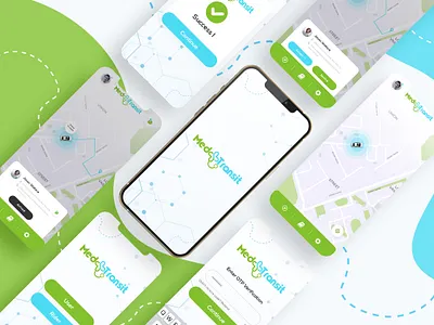 Medtransit Medical Transport App Design appdesign bookingapp ridebookingapp riderappdesign ui uiux