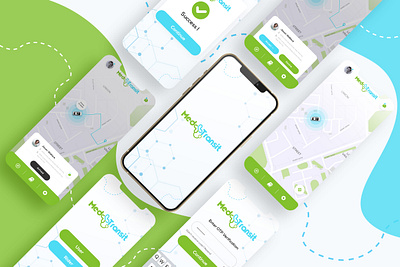 Medtransit Medical Transport App Design appdesign bookingapp ridebookingapp riderappdesign ui uiux