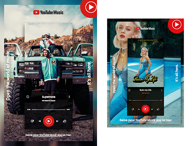 YouTube Music Germany advertising branding campaign design graphic design