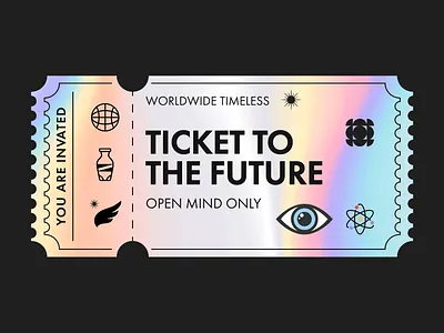 Ticket design art design figma graphic design illustration inspiration nft shot ticket