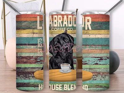 Labrador Retriever DogTumbler design dog png dog tumbler graphic design labrador