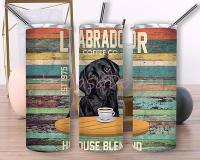 Labrador Retriever DogTumbler design dog png dog tumbler graphic design labrador
