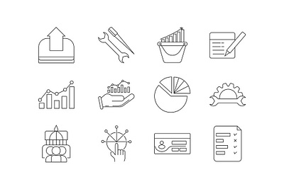 Free Business Line Icons Pack. business icons free icons icons icons design icons pack vector icons