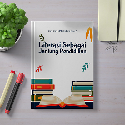 Book Mockup-Literacy book branding design literacy mockup