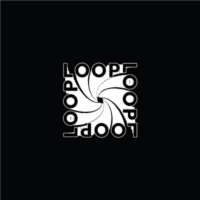 LOOP design graphic design illustration logo loop minimal typography vector