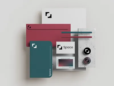 Space a contemporary art museum! branding design graphic design illustration logo vector visual
