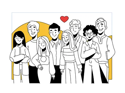 Fulfill Agency Illustrations: Team 2d branding delivery design design studio digital art digital illustration graphic design illustration illustration art illustrations illustrator people shipping team teamwork user experience ux design web design website graphics