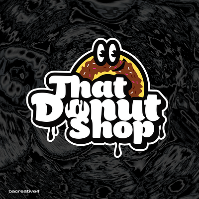 That Donut Shop apparel branding design illustration logo