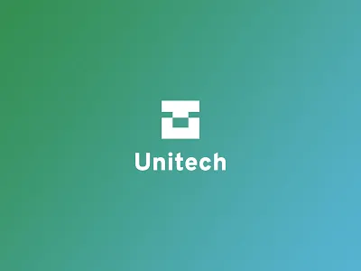 Unitech brand brandidentity branding clean creative design flat graphic design logo logodesign logomaker minimal minimalist modern simple tech technology unique unitech vector