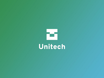 Unitech brand brandidentity branding clean creative design flat graphic design logo logodesign logomaker minimal minimalist modern simple tech technology unique unitech vector
