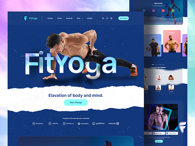 Fitness gym and workout Landing page design 2022 trending 2023 trending best fitness fit fitness fitness design fitness landing page design fitness trending fitness web fitness website gym landing page syful sylgraph trending web web design website design workout workout website