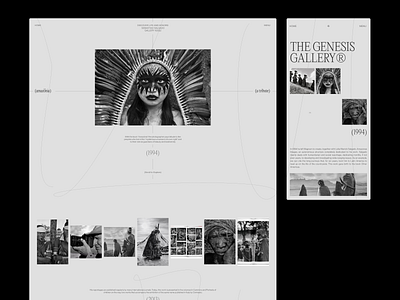 The Genesis Gallery® | Transition 3d animation branding design designinspo gallerydesign interaciondesign typography ui userinterface ux webdesign
