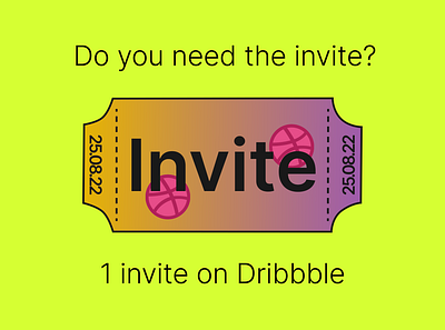 Dribbble Invite Giveaway design figma freelancer giveaway invite invite dribbble invite dribbble giveaway ui designer uxui uxui designer visual designer web design web designer