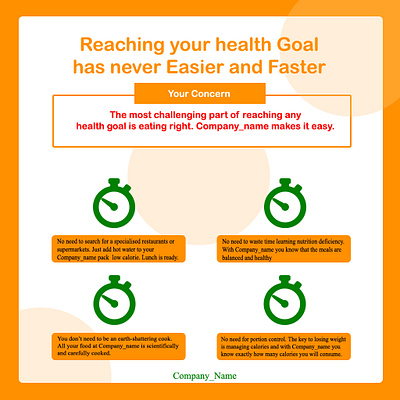 Health Goal Flyer branding design flyer