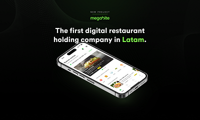 Megabite Food - Delivery App android design graphic design ios logo ui