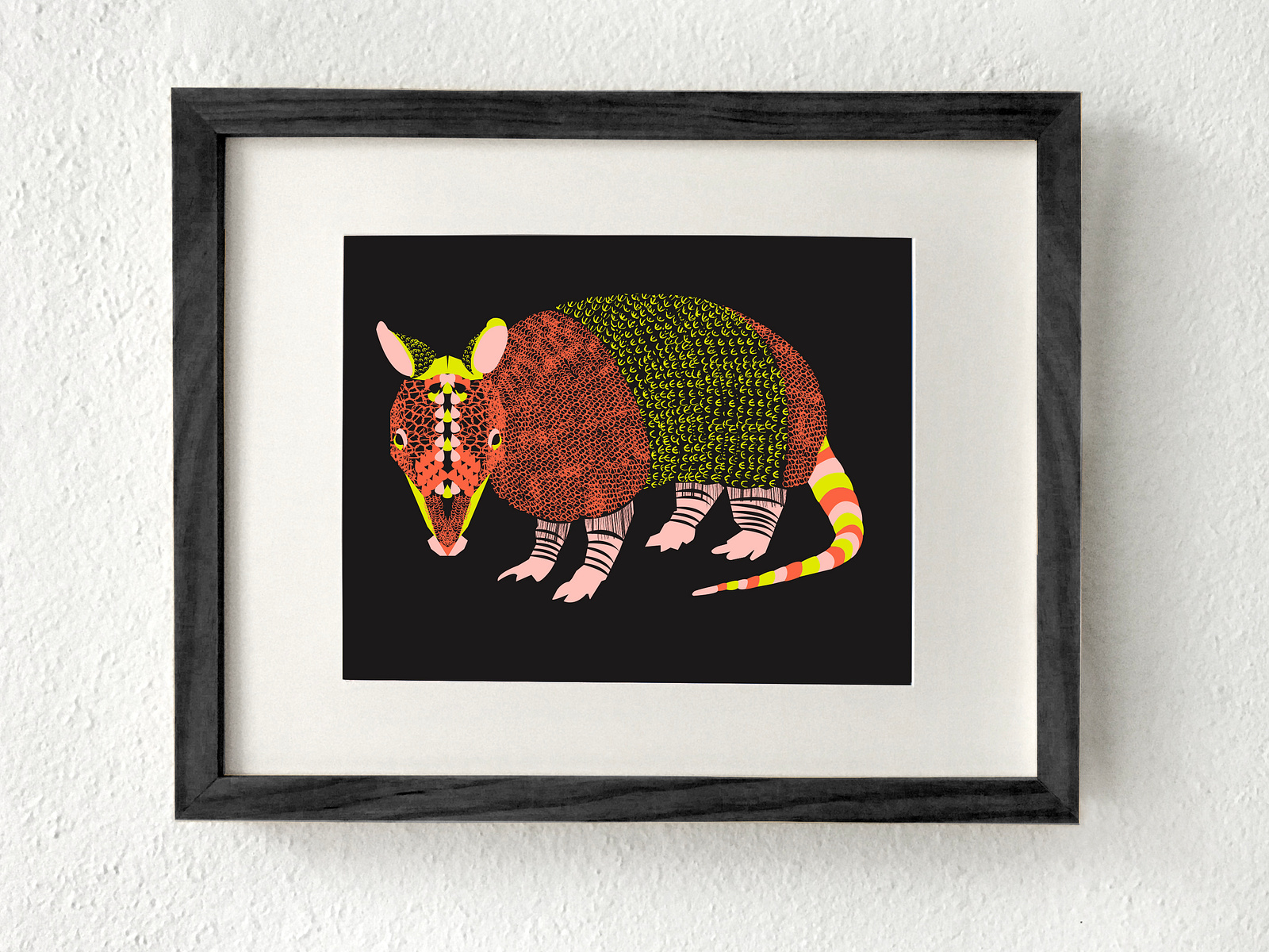 Armadillo Art Print By Jessica Wright On Dribbble