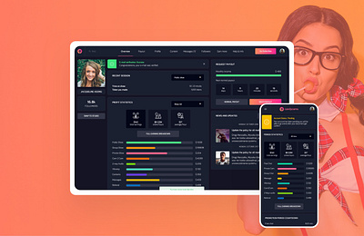 Live streaming app branding logo ui