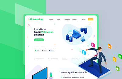 Real-Time Email Validation Solution branding design logo ui ux website