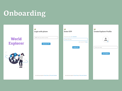 Simple Onboarding app figma login onboarding simple splash ux