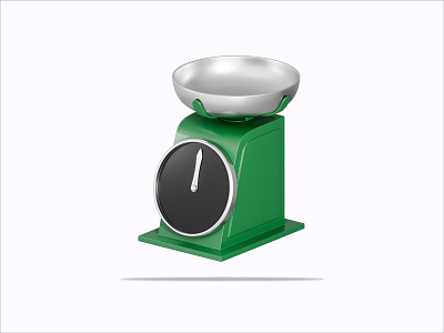 3D Illustration Scales scales tools