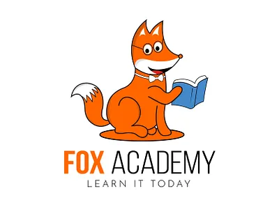 Mascot Logo brand logo company logo corporate logo education logo fox graphic design logo logo design mascot mascot logo