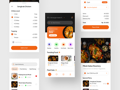 Food Delivery App app delivery design food ui ux