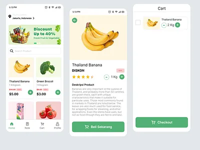 Vegetable and Fruit 3d animation branding graphic design logo motion graphics ui