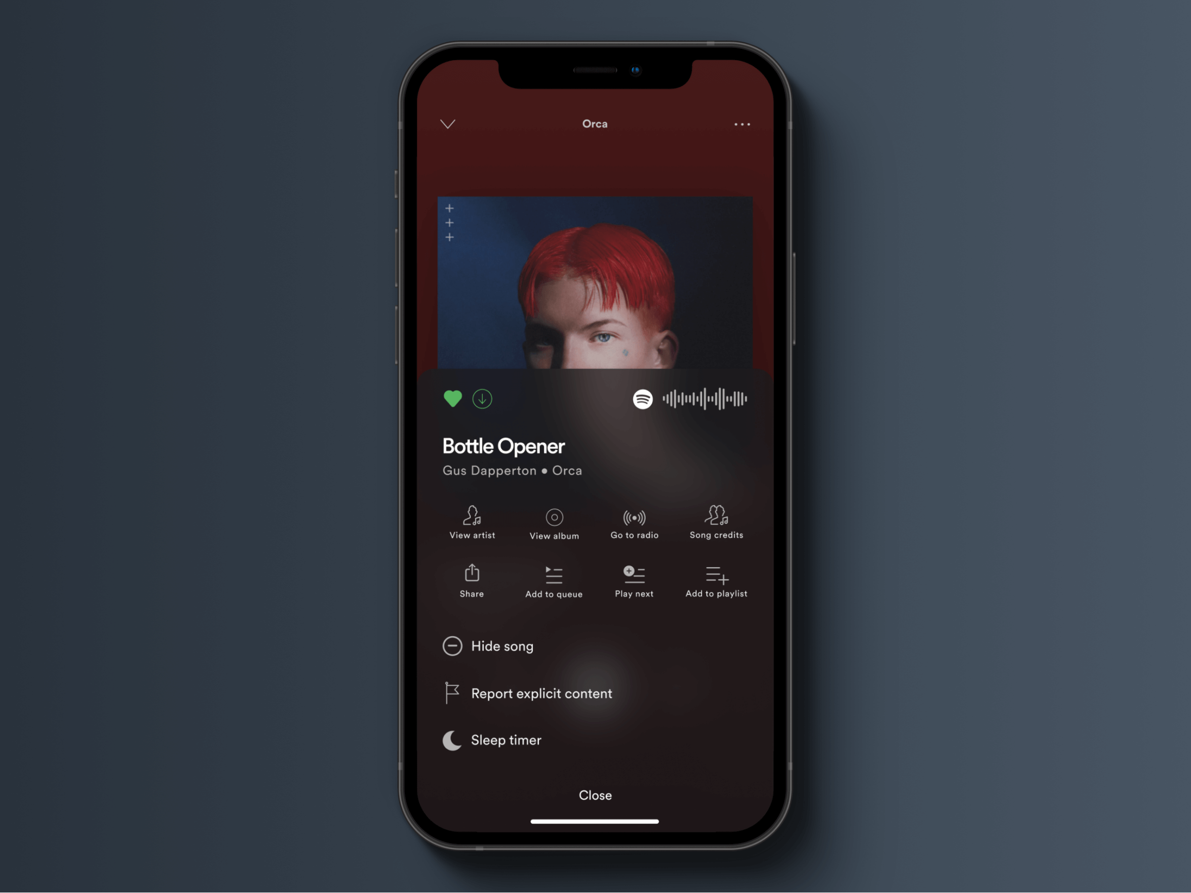 Spotify Context Menu Redesign (Concept) app concept design figma spotify ui ux design