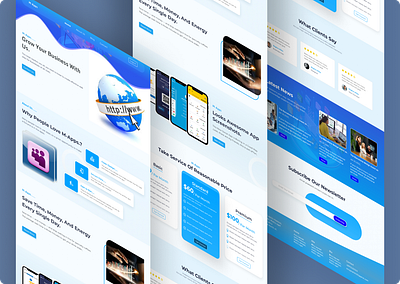 Besiness website design graphic design landing page ui ux website