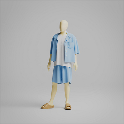 3D Cloth. 3d 3dcharacter animation cinema4d clo3d cloth design marvelousdesigner redshift