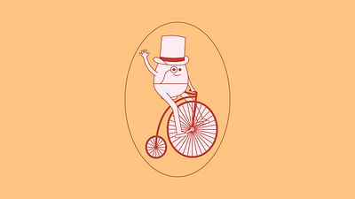 Betterside Brunchery Food Truck Logo & Branding badge bicycle branding california cycling egg fairy tale food truck graphic design hipster humpty dumpty illustration illustrator logos old timey orange penny farthing vector graphics