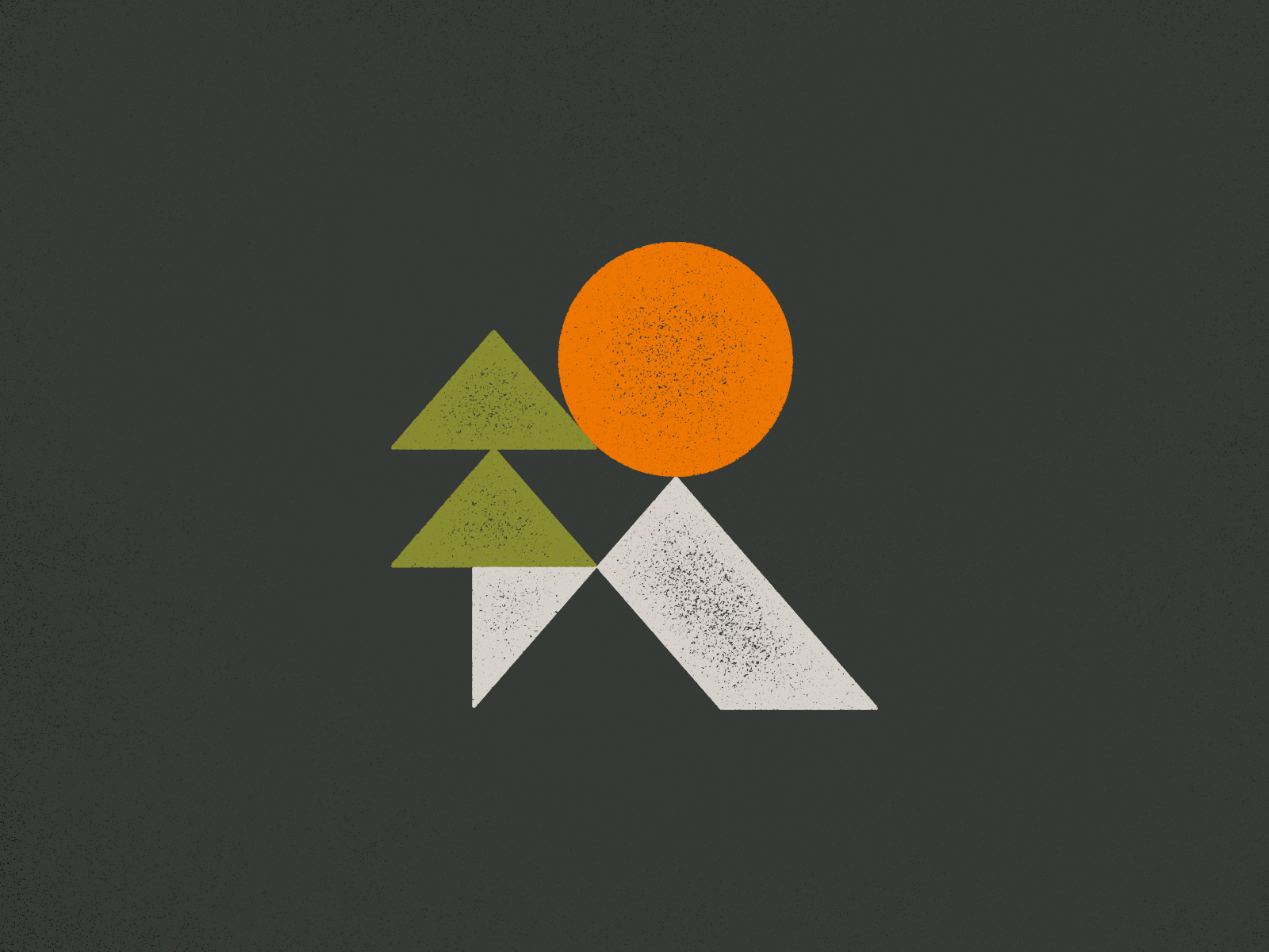 Example of ⛺ + 🌲 + 🌞 + R