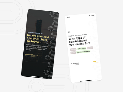 Apartment Finder App apartment design figma housing onboarding product real estate ui
