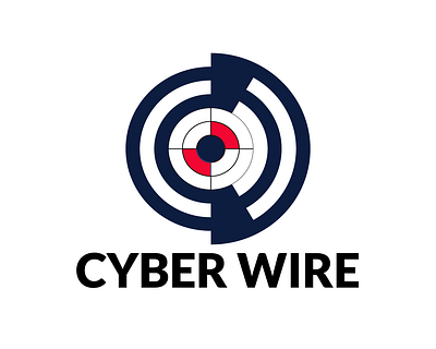 Cyber Wire Logo personal project branding design graphic design illustration logo typography vector