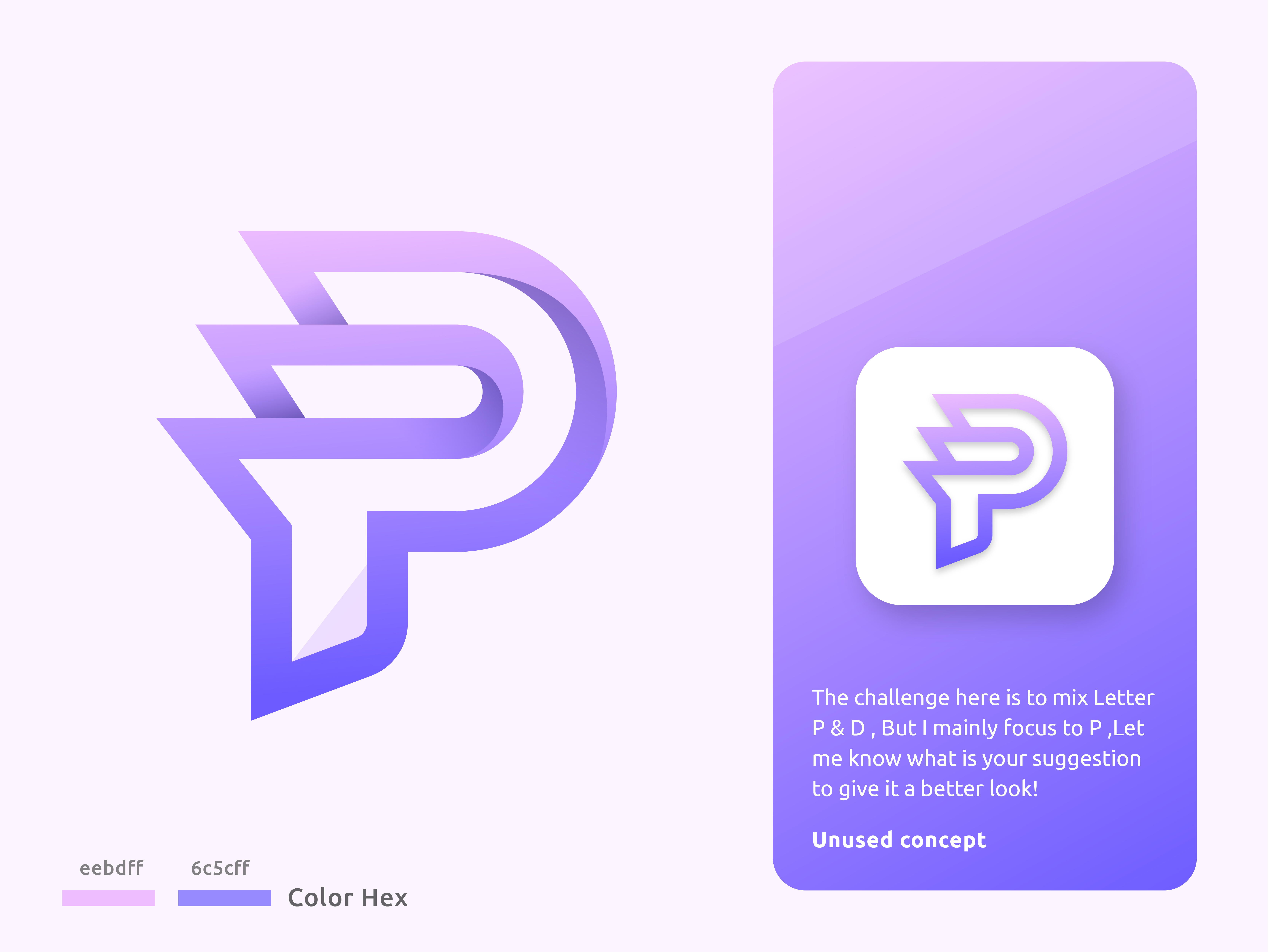 Example of 3D Lettermark Logo Design