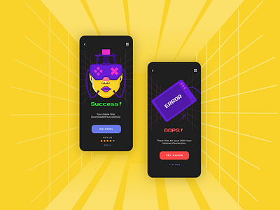 Game shop app user interface app gaming graphic design ui ux