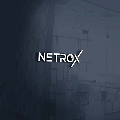 Netrox logo design branding creative logo design graphic design logo modern logo simple logo typography vector