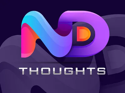 ND Thoughts LOGO branding design graphic design illustration logo logo design