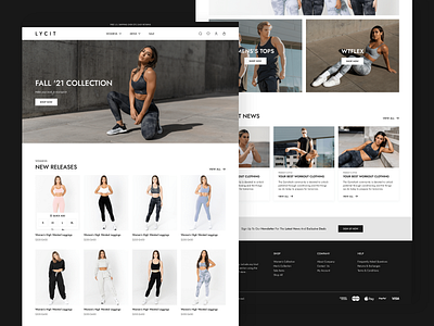 clothing website design landingpage modern design ui uidesign uiux webdesign website