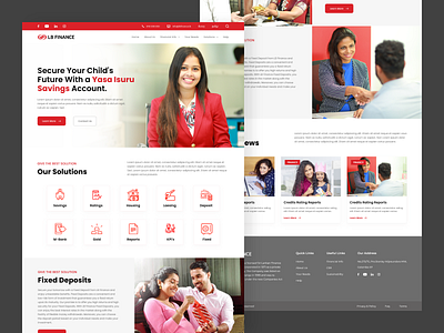 Banking website design landingpage modern design ui uidesign uiux webdesign website
