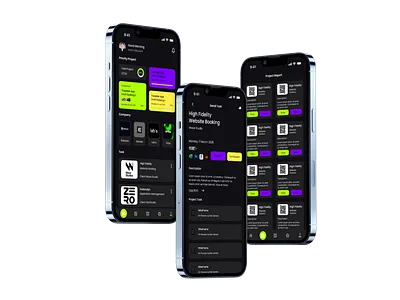 Project Management Application management mobile task ui work