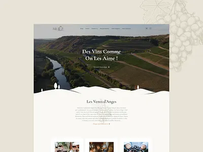 Les Vents d’Anges – Wine Odoo eCommerce Website Design design ecommerce fine wine landing page odoo online store shop design ui ui design ux vineyards website wine wine shop