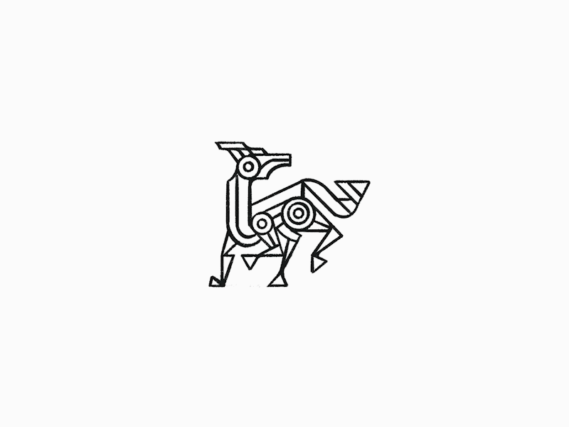 Creature logomark design idea sketching - Create by @anhdodes 3d animal animal logo animation branding creature creature logo deer logo design graphic design illustration logo logo design logo designer logodesign minimalist logo minimalist logo design motion graphics ui wolf