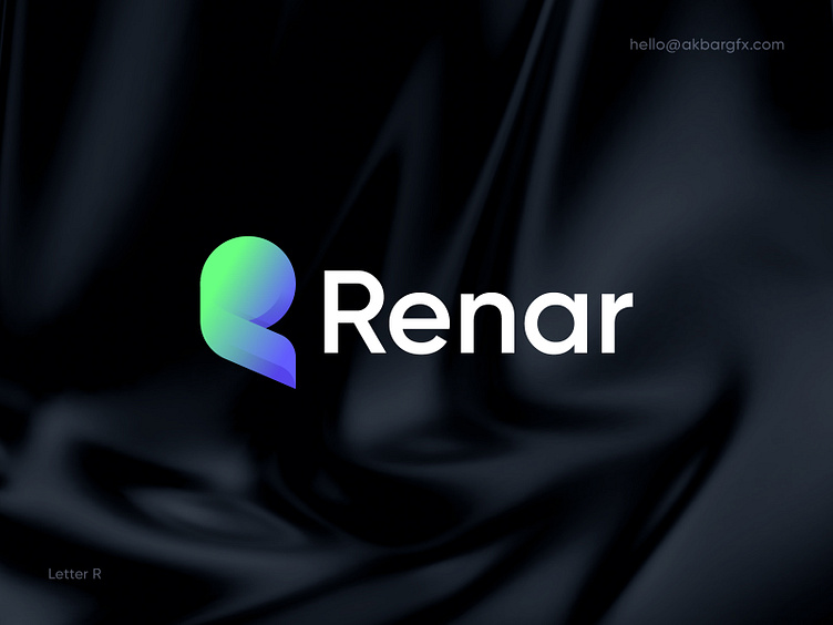 Abstract R Letter Modern Logo by Akbar H. on Dribbble