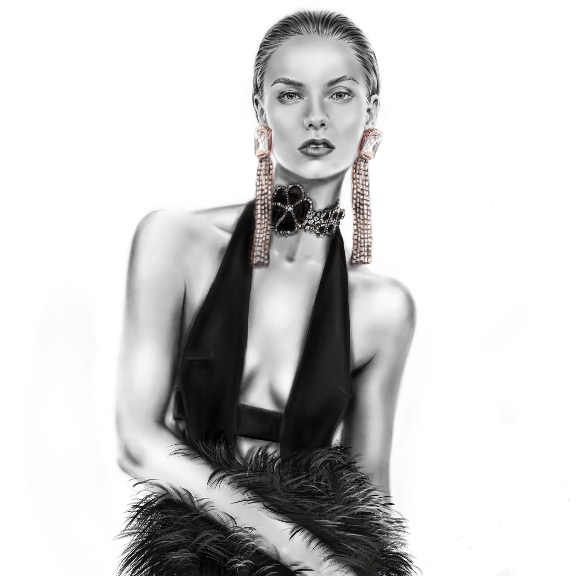 Example of Hiperrealistic Portraits