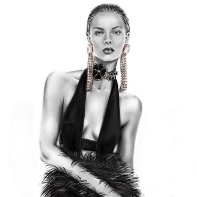 Hiperrealistic Portraits graphic design hiperrealistic illustration portrait